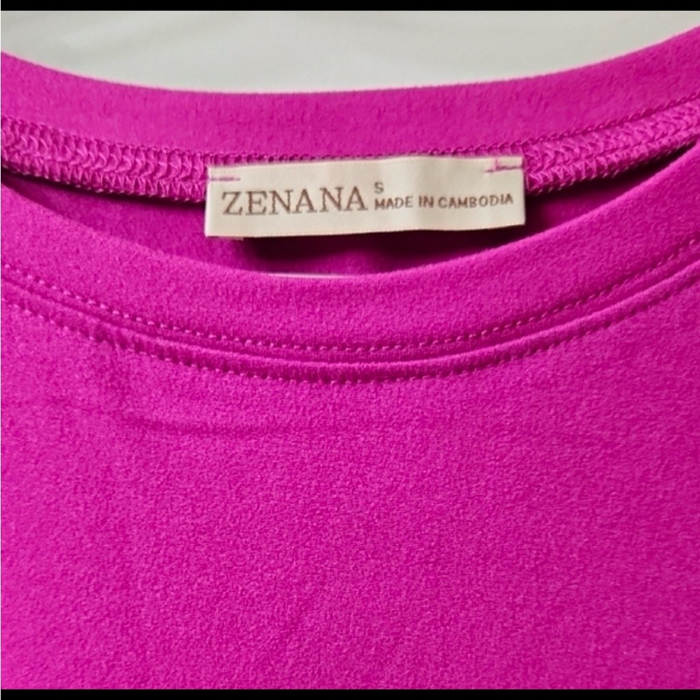Zenana Brushed Microfiber V-Neck Long Sleeve Loungewear Set Medium NWOT - Picture 4 of 5